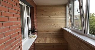 Отделка, остекление, утепление балконов в Луховицах от 204 руб. м/2.