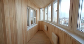 Отделка, остекление, утепление балконов в Луховицах от 204 руб. м/2.